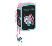 Safta Monster High 12.5x19.5x5.5 Cm Triple Mäppchen
