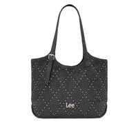 Montana West Lee Tragetasche für Damen, große Kapazität, Arbeits-Schultertaschen, Krankenschwester-Lehrer-Handtasche, Geldbörsen mit verstellbarem Riemen, Wildlederimitat, schwarz, Large