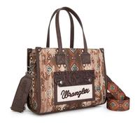 Montana West Wrangler Azteken-Tragetasche für Damen, Western-Geldbörsen und Handtaschen, Kaffee, Medium