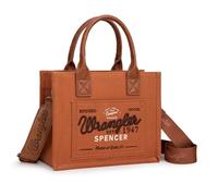 Montana West Wrangler Einkaufstasche für Frauen Retro Canvas Top Griff Geldbörsen und Handtaschen, braun-, Einheitsgröße