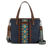Montana West Wrangler Tragetasche für Damen, Western-Geldbörsen mit Crossbody-Gurt, mittelgroße Umhängetasche, Marineblau, Medium