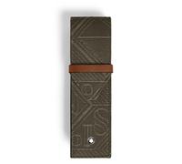 Montblanc 4810 Jacquard Etui für zwei Schreibgeräte Khaki