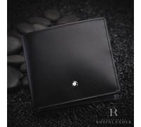 Montblanc Leather Goods Meisterstück Wallet Coincase 4CC Black Leather ID 7164
