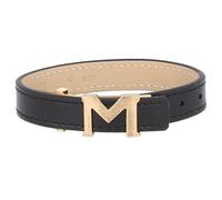 Montblanc M-Gram Armband Leder 23 cm black/gold
