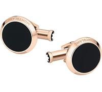 Montblanc Cufflinks Steel Red Gold Colored PVD