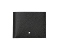 Montblanc MB Sartorial Wallet 6cc 2ViewPoc BK New Geldbörse, Erwachsene, Unisex, Schwarz (Schwarz), Einheitsgröße