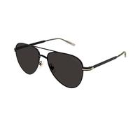 Montblanc MB0235S-004 59 Sonnenbrille für Herren, Metall, mehrfarbig, Einheitsgröße
