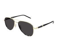 Montblanc MB0345S Sunglass Man Metallbrille, Herren, mehrfarbig, Einheitsgröße