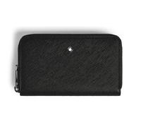 Montblanc Sartorial Brieftasche Kontinental Mittelgroß 12cc mit Reißverschluss Schwarz