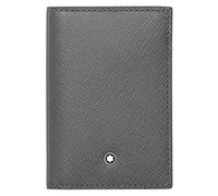 Montblanc , Visitenkartenhülle grau flanella