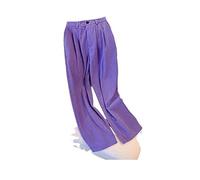 Montecarduo Cordhose Für Damen - Lila Cordhose, Hohe Taille, Haremshose, Lässige Damen-Lose Hose, Herbst-Winter-Knöchel-Jogginghose, Wie Abgebildet, S