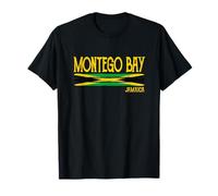 Montego Bay Jamaika jamaikanische Flagge Geschenk Souniver T-Shirt