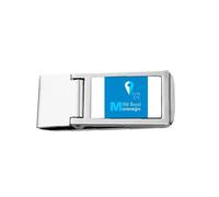 Montenegro Geography Coordinates Trave Slim Money Clip Stainless Holder Pocket Wallet