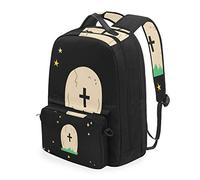 MONTOJ Happy Halloween Tomb Reisetasche mit Kreuztasche Campus Rucksack