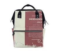 MONTOJ Independence Day Canvas Rucksack Travel Campus