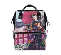 Montoj Rucksack für japanische Mädchen, Segeltuch, Campus-Rucksack