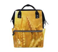 Montoj Sunrise Golden Wheat Harvest Canvas Reisetasche Campus Rucksack