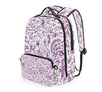 MONTOJ Violette abstrakte Kunst Reisetasche mit Kreuztasche Campus Rucksack