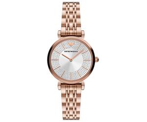 Montre Emporio Armani Gianni T-bar Pour Femmes Ip-rosé AR11446 Einheitsgröße