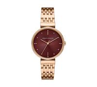 Montre en Acier inoxydable à Trois aiguilles Armani Exchange Pour Femmes, Taille de boîtier de 36 mm
