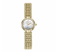 Montre Femme Herbelin Acier doré diamants Nacre Ligne Perles