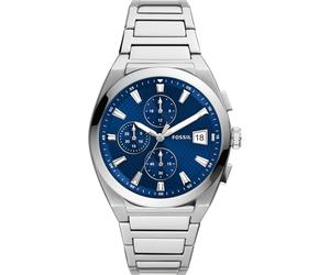 Montre Fossil Everett Chronograph Pour Hommes Argent FS5795 Einheitsgröße