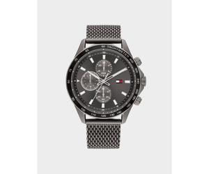 Montre Miles Chronograph Bracelet maille Tommy Hilfiger Pour Accessoires en Noir Einheitsgröße