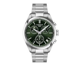 Montre Tissot PR 100 Chrono Acier cadran vert