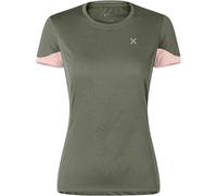 MONTURA Join T-Shirt Woman, Technik für Damen, ideal für verschiedene Outdoor-Aktivitäten und Freizeit, Salbeigrün/Light Rose, Small