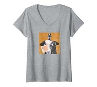 Monty Python Offizielle Polizei Flying Circus T-Shirt mit V-Ausschnitt