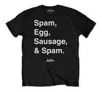 Monty Python - T-Shirt # S Unisex Black # Spam