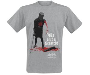 Monty Python Tis But A Scratch T-Shirt grau in 4XL