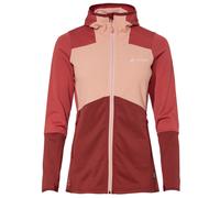 Monviso Hooded Grid Fleece Jacket Damen brick-40
