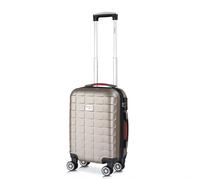 monzana® Hartschalenkoffer Exopack Champagner M ABS 40L