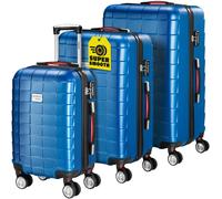 Hartschalenkoffer-Set Exopack, 3-tlg., blau