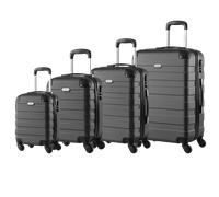 monzana® Hartschalenkofferset Essential 4-tlg Schwarz