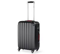 monzana Koffer Hartschale Baseline Schwarz L aus ABS 62l 39,5x25x60cm