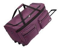 MONZANA® Reisetasche mit Rollen 160L Trolley Funktion Teleskopgriff 85x43x44cm Standfüße Groß XXL Weichgepäck Reisegepäck Gepäcktasche Duffle Bag