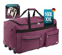 monzana® Rollenreisetasche XXL Violett 160L