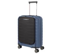 Travelite Mooby 4-Rollen Trolley S mit Vortasche 55 cm Marine