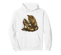 Moody Dark Academia Woodland Fox mit hohem Absatz Pullover Hoodie