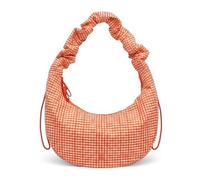 Moon Bag Ruffle vichy hot coral
