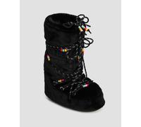 Moon Boot Icon Faux Fur Beads Pelz-winterstiefel Für Damen In Schwarz 80d1408990-n001 Schwarz 42;44;43
