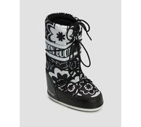 Moon Boot Icon Flower Schneestiefel Für Damen 80d1402940-na02 Weiß;Print;Schwarz 40;41;39