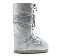 MOON BOOT Icon Glitter Damen Schneestiefel Silber