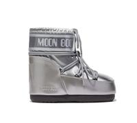 Moon Boot, Icon Low Glance Insulated Unisex Schneestiefel, Massives Silber, 10-11.5 Women/9-10.5 Men