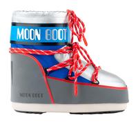 Moon Boot ICON LOW SPACE RACING Silber/Blau/Rot 36-38