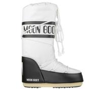 Moon Boot Icon Nylon Schneestiefel Black/White, 2MONW2024036