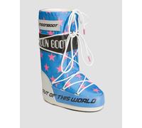 Moon Boot Icon Retrobiker Blau Damen-schneestiefel 14028600-2 Blau;Print 40;41;39
