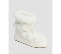 Moon Boot Ltrack Faux Fur Wp New Damen-schneestiefel Mit Fell In Weiß 80d2450130-a001 Weiß 38